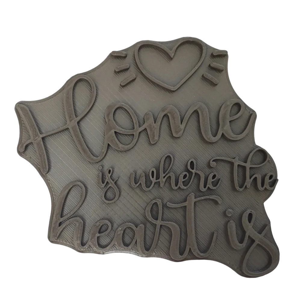 Home is where the heart is - Stempel - Spruchstempel