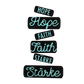 Hope Faith Stärke - Stempel - Spruchstempel