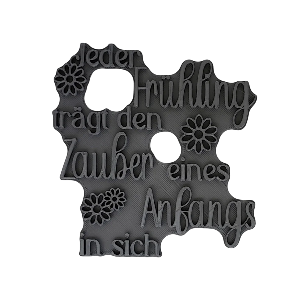 Jeder Frühling trägt den Zauber eines Anfangs in sich - Stempel - Minseart