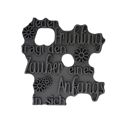 Jeder Frühling trägt den Zauber eines Anfangs in sich - Stempel - Minseart