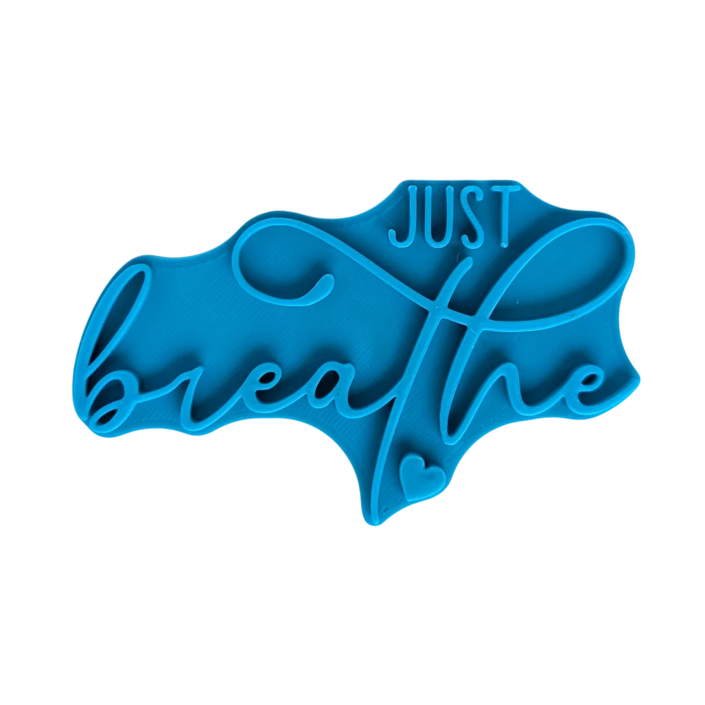 Just breathe - Töpferstempel - Spruchstempel