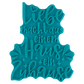 Präziser Keramikstempel von MinseArt mit dem Spruch 'Liebe macht aus einem Haus ein Zuhause' – ideal als Töpfer-Idee oder Einweihungsgeschenk für handgefertigte Türschilder oder Einweihungsgeschenke aus Ton.