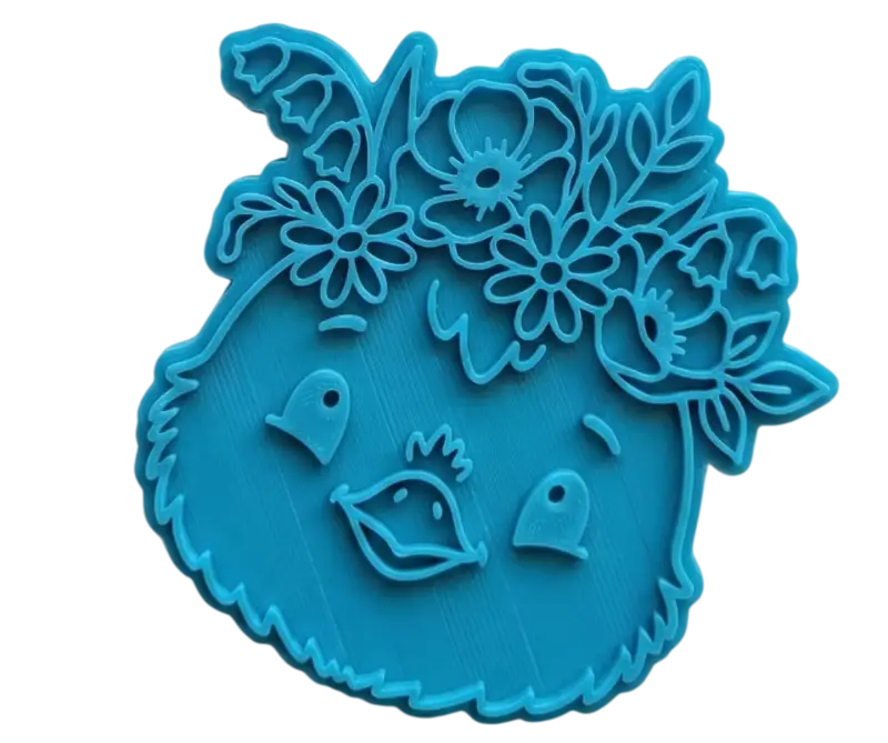 Keramikstempel ’Küken Sanft’ – Niedliches Ostermotiv (12cm - 19cm) - osterstempel