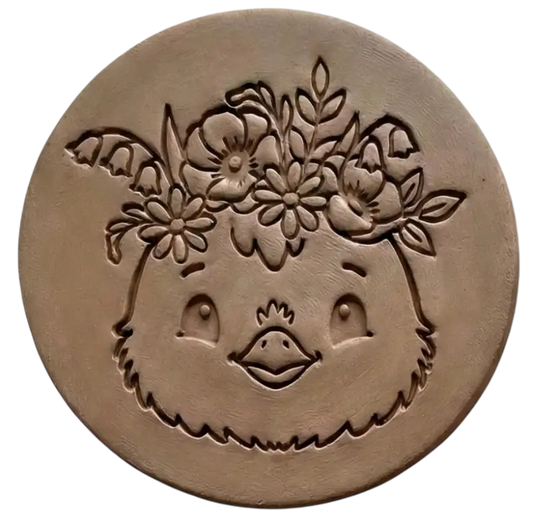 Keramikstempel ’Küken Sanft’ – Niedliches Ostermotiv (12cm - 19cm) - osterstempel