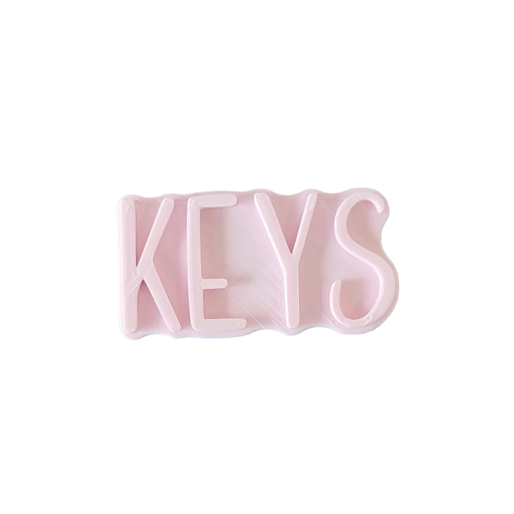 Keys Druckschrift - Stempel - Spruchstempel