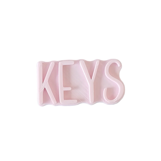 Keys Druckschrift - Stempel - Spruchstempel