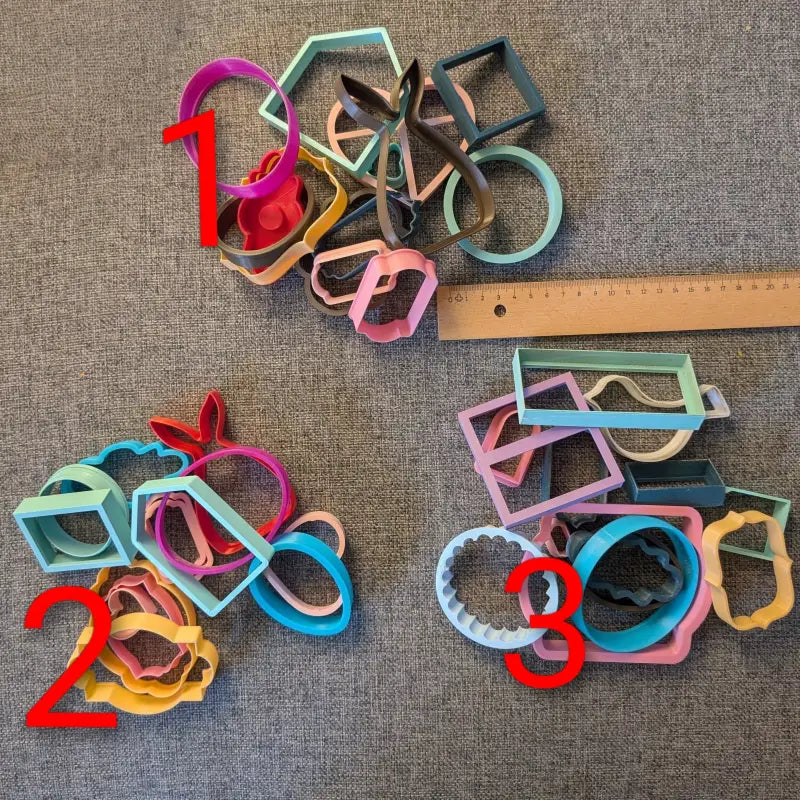 Kleines Ausstecherset nach Wahl - Stempel B-Ware / 2te Wahl