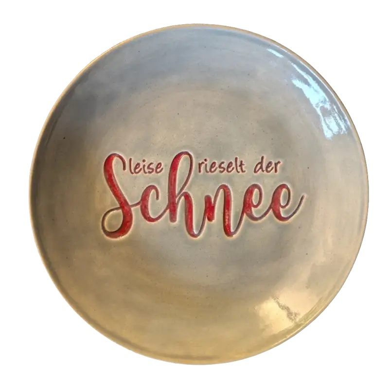 Leise rieselt der Schnee - Stempel - Spruchstempel