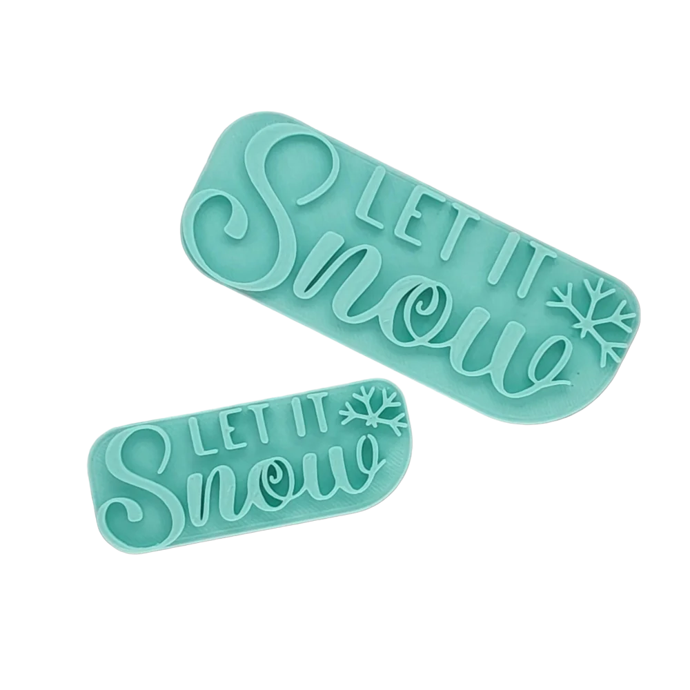 Let it snow - Stempel - Spruchstempel