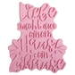 Liebe macht aus einem Haus ein Zuhause - Stempel