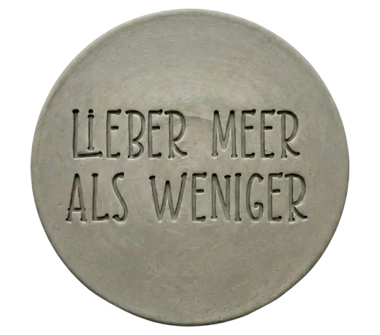 Lieber Meer als weniger - Stempel - Spruchstempel