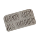 Lieber Meer als weniger - Stempel - Spruchstempel