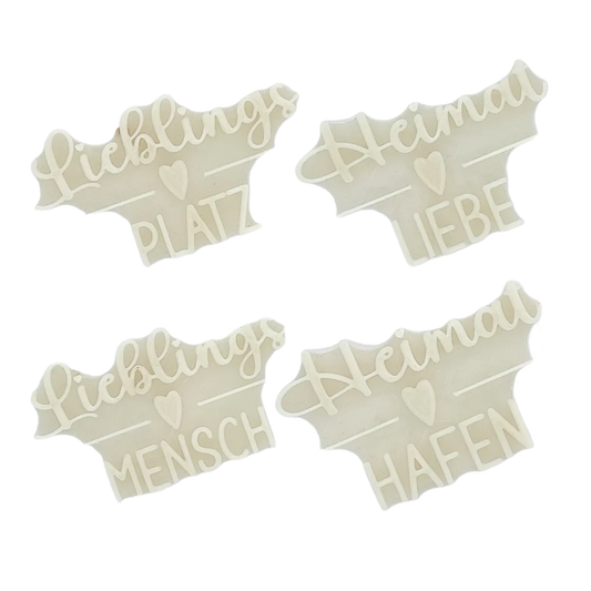 Lieblingsmensch Lieblingsplatz Heimathafen Heimatliebe - Stempel - Minseart