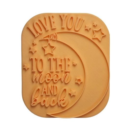Love you to the moon and back - Stempel - Minseart