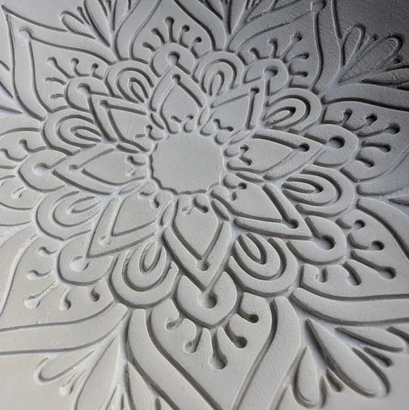 Mandala Stempel „Nalini“ | Großer Keramikstempel Prägestempel (14-20 cm) - Mandalastempel