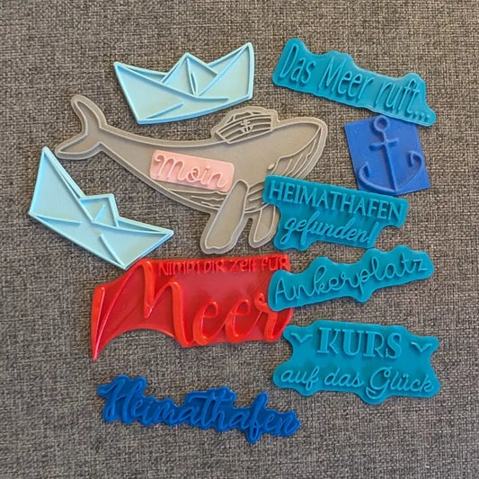 Maritimes Set - Stempel B-Ware / 2te Wahl