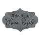 Mein Haus meine Regeln - Töpferstempel - Spruchstempel