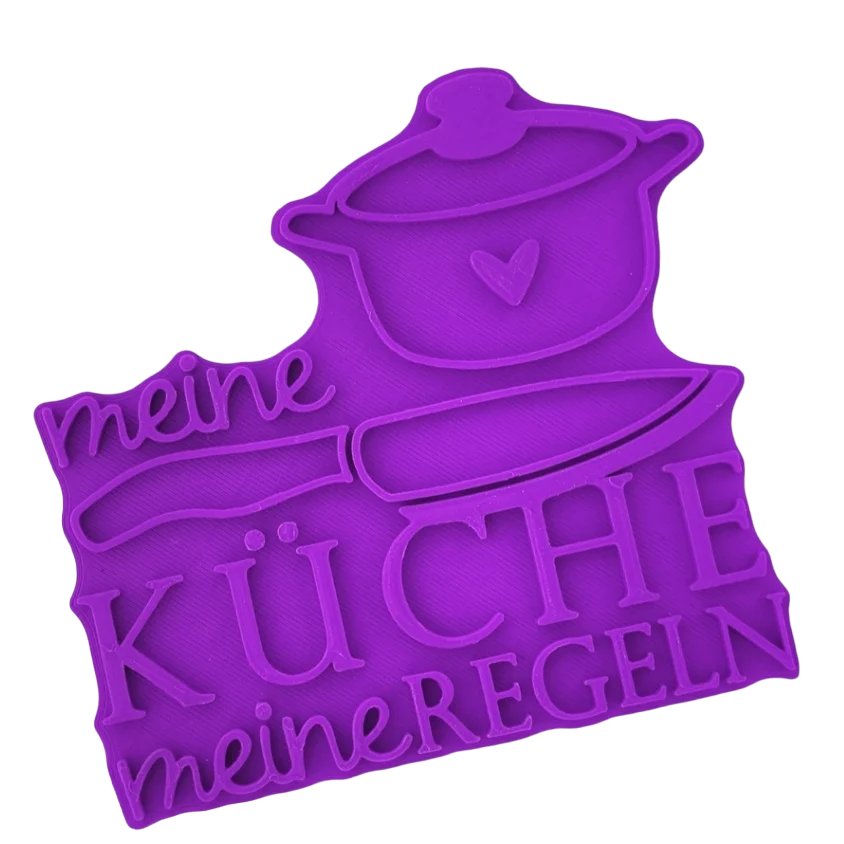 Meine Küche meine Regeln - Stempel - Minseart