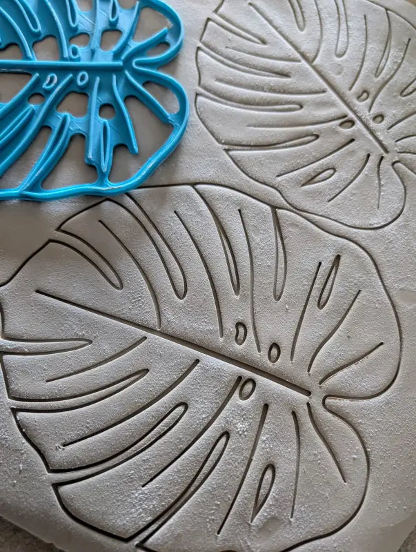 Monstera Blatt - Stempel - Blattstempel