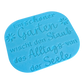 Ein hochwertiger Keramikstempel für große Töpferprojekte. Die filigranen Buchstaben sind optimal für saubere, rissfreie Konturen in Modelliermassen ausgeformt. Mit Positionierungshilfe auf der Rückseite.