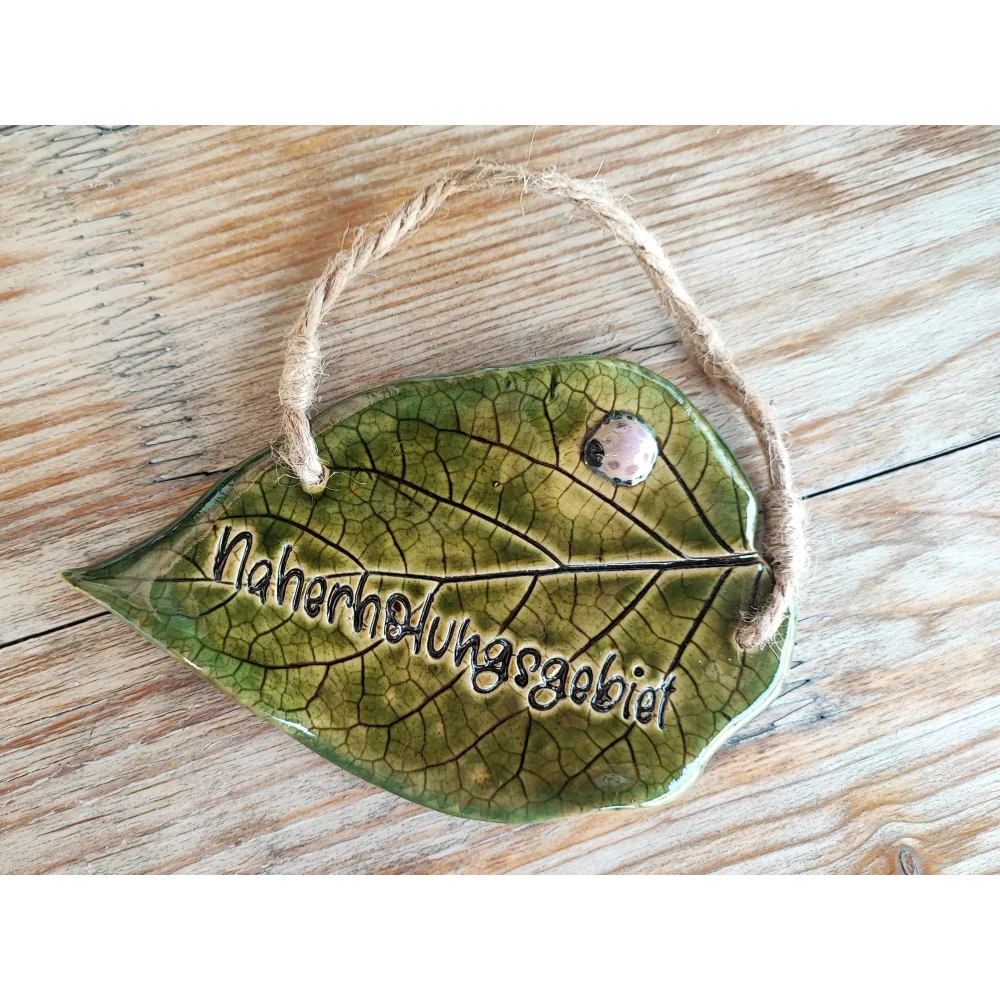 Naherholungsgebiet -Keramikschild