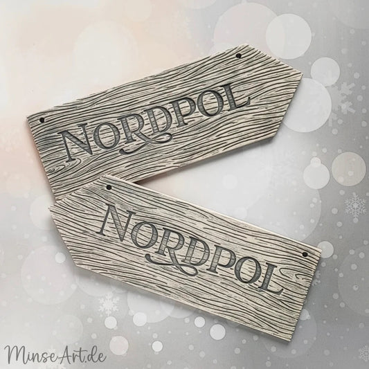 Nordpol - Stempel - Spruchstempel