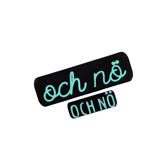 och nö - Stempel - Spruchstempel