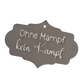 Ohne Mampf kein Kampf - Tonstempel - Spruchstempel