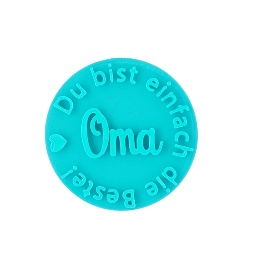 Oma Du bist einfach die Beste! - Stempel - Minseart