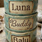 Personalisierter Töpferstempel mit Wunschtext – Signaturstempel für Ton & Polymer Clay - Spruchstempel