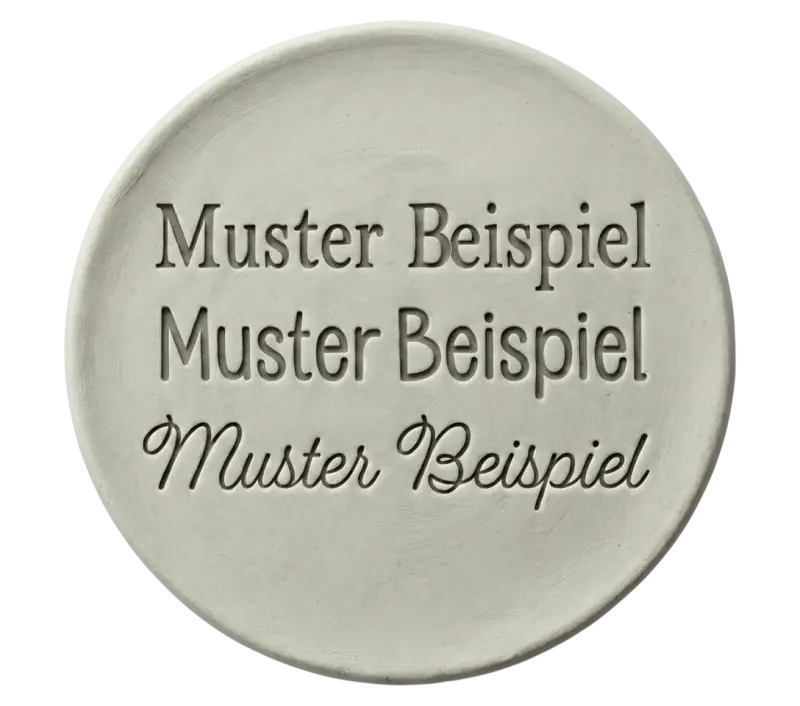 Personalisierter Töpferstempel mit Wunschtext – Signaturstempel für Ton & Polymer Clay - Spruchstempel