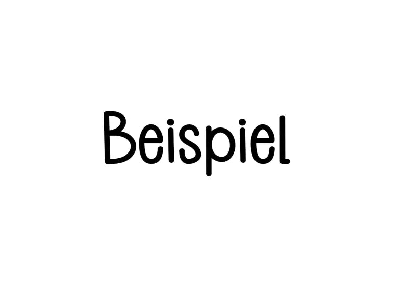 Personalisierter Töpferstempel mit Wunschtext – Signaturstempel für Ton & Polymer Clay - Schriftart B - Spruchstempel