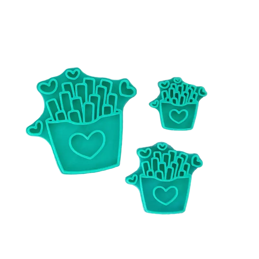Pommes mit Herzchen 1 - Stempel - Bildliche Stempel