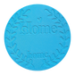 Rückseite des Textstempels 'Home sweet home' mit praktischer Positionierungshilfe. Die eingeprägten Umrisse helfen dabei, den Tonstempel perfekt, mittig und gerade auf dem Keramikstück auszurichten.