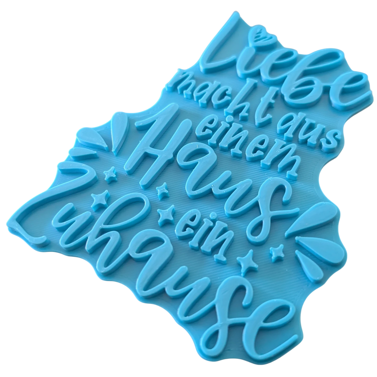 Liebe macht aus einem Haus ein Zuhause - Töpferstempel - Minseart