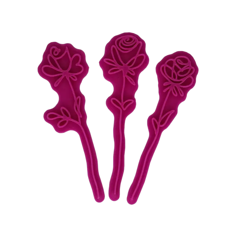 Rosen, 3Stk - Stempelset - Minseart