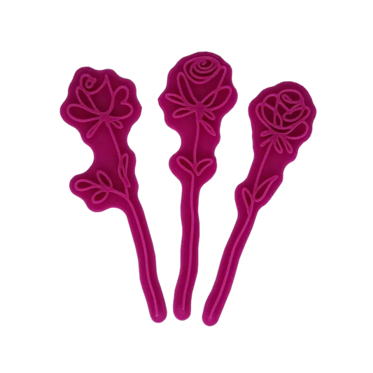 Rosen, 3Stk - Stempelset - Minseart