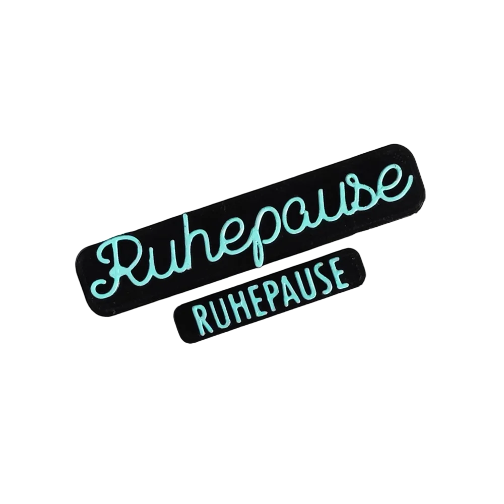 Ruhepause - Stempel - Spruchstempel