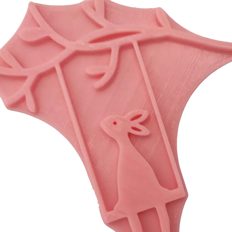 Schaukelnder Hase - osterstempel