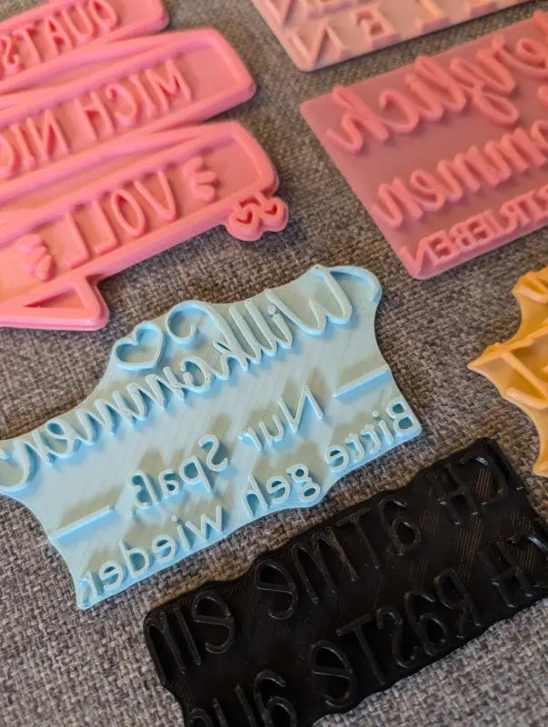 Schlagfertige Sprüche Set - Stempel B-Ware / 2te Wahl