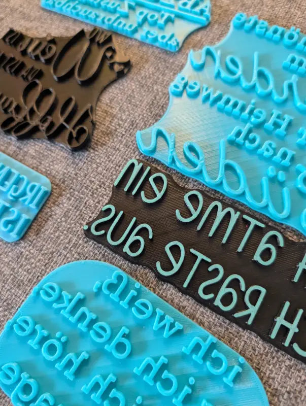 Schlagfertige Sprüche Set - Stempel B-Ware / 2te Wahl