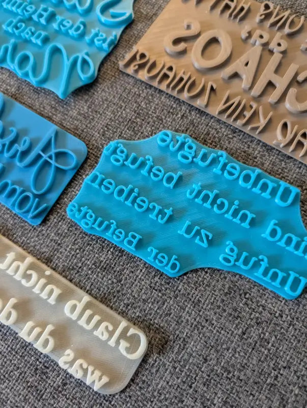 Schlagfertige Sprüche Set - Stempel B-Ware / 2te Wahl