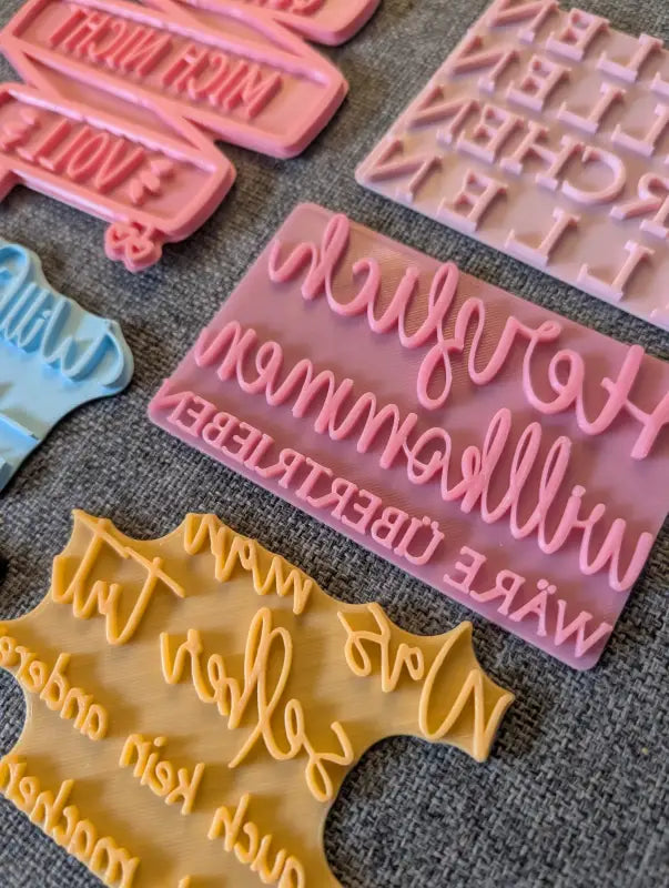 Schlagfertige Sprüche Set - Stempel B-Ware / 2te Wahl