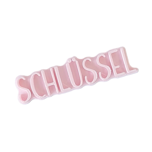 Schlüssel Druckschrift - Stempel - Spruchstempel