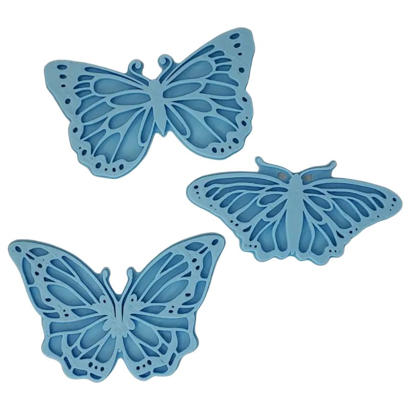 Schmetterlingstrio je 10cm - Stempelset - Minseart