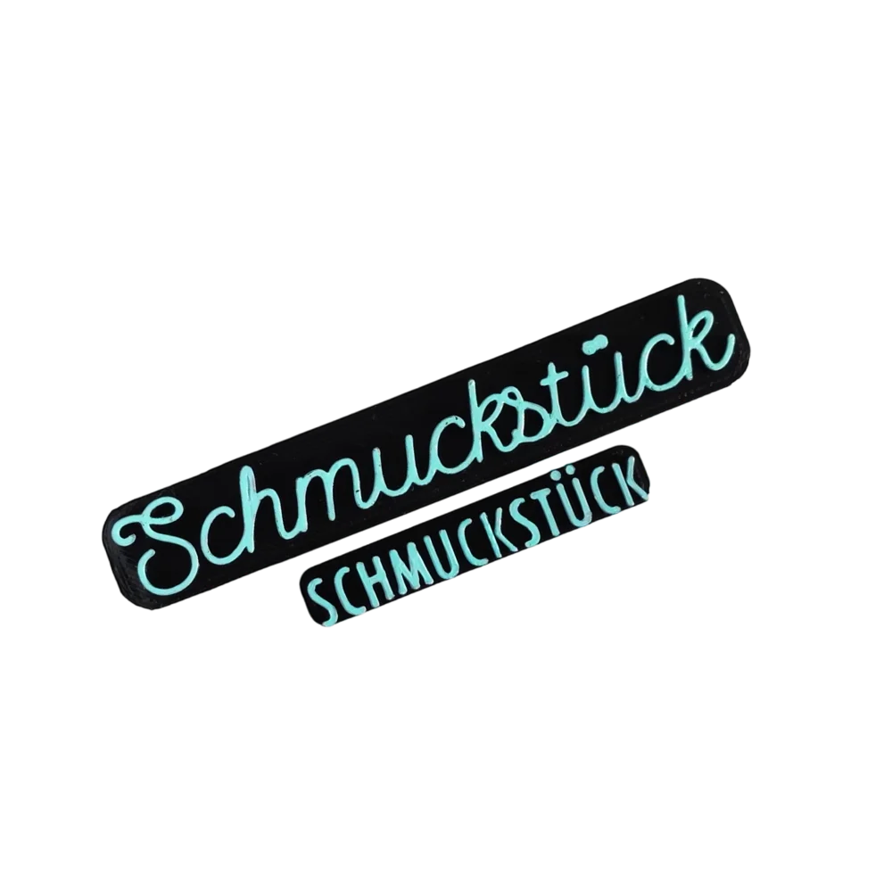 Schmuckstück - Stempel - Spruchstempel