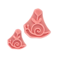 Schnecke mit Blume - 2er Stempelset 3cm und 4,5cm - osterstempel