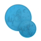 Schneemann bei Nacht - Keramikstempel Prägestempel - Spruchstempel