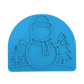 Schneemann- Keramikstempel Prägelstempel - Spruchstempel