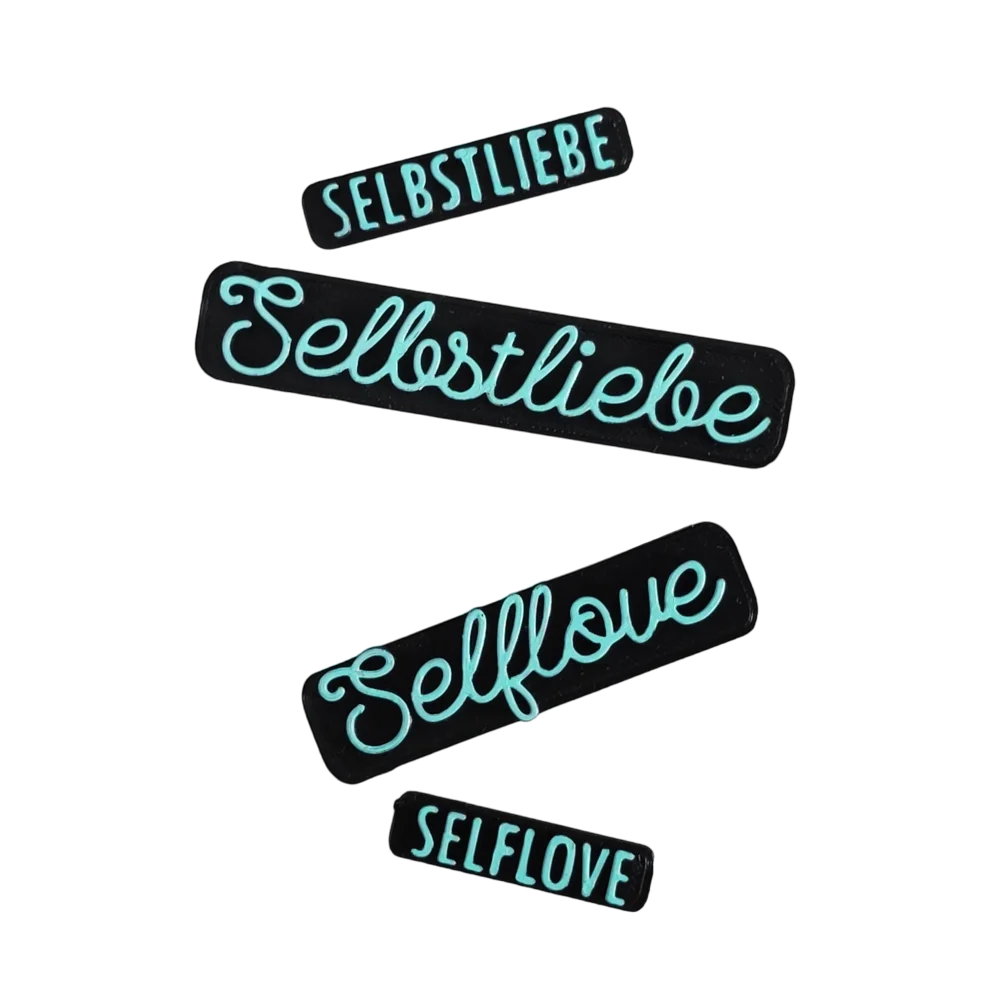 Selbstliebe oder Selflove - Stempel - Spruchstempel